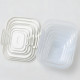 Plastic Food Container - 6 Pcs
